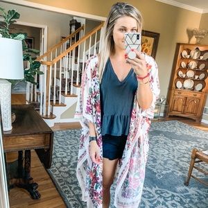 Floral kimono